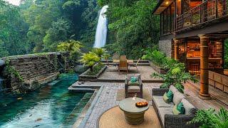 Stay At A Luxury House By The Waterfall Immerse Yourself with Nature Sounds That Help You Relax