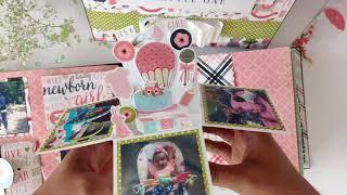 Baby Girl Scrapbook || Baby Record Memory Book || The Craft Gallery India