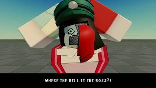 ENA IS SEARCHING FOR THE BOSS! // roblox animation