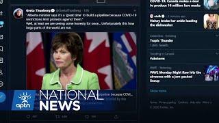 Alberta Energy Minister making headlines for pipeline protest comment | APTN News
