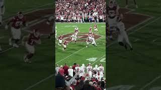 Jackson Arnold SEALS the Oklahoma Sooners Win! #boomersooner #shorts
