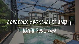 Gorgeous 5 Bd Single Family with Pool 5528 Review - Davenport , United States of America