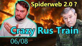 Update from Ukraine | Spiderweb 2.0 Operation | Ruzzian Military Train hit or? What was it?