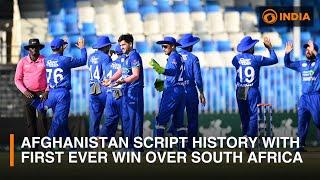 Afghanistan script history with first ever win over South Africa