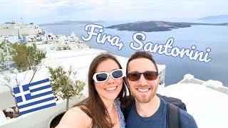 A Day in Fira, Santorini