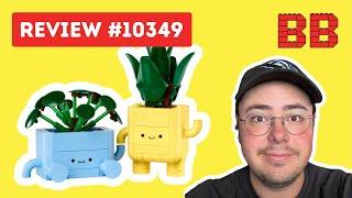 Is This The Cutest LEGO Set!? | Happy Plants Botanical Set Review #10349