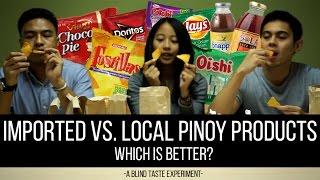 Imported vs Local Filipino Food Products - Blind Taste Test