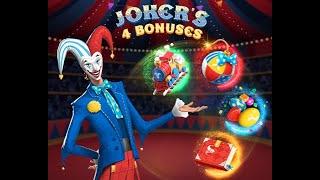 Joker's 4 Bonuses - New & innovational multiplier instant win slot game from Smartsoft Gaming!