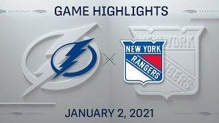 NHL Highlights | Lightning vs. Rangers -  Jan 2, 2022