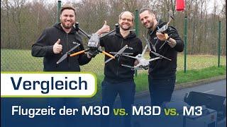 Der große Flugzeit-Vergleich von Mavic und Matrice Drohnen!