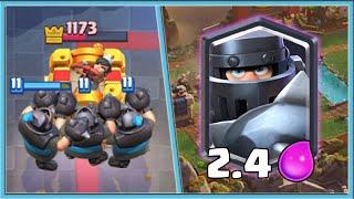  MEGA KNIGHT FOR 2.4 ELIXIR! FASTEST DECK WITH MEGA KNIGHT  / Clash Royale