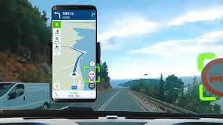 Traffic Sign recognition (No overtaking) in Sygic GPS Navigation & Maps
