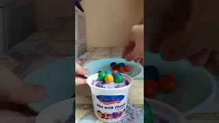 M&M's On Ice Cream| Most Satisfying #shorts #asmr