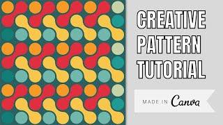 How to Make a Creative Pattern Design for Print on Demand | Canva Tutorial for Beginners