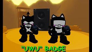 How to get ""UWU" Badge +CAT STEVE & CAT TANKMAN Morph/Skin in FNF Roleplay  - ROBLOX