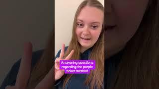 TikTok purple ticket explained