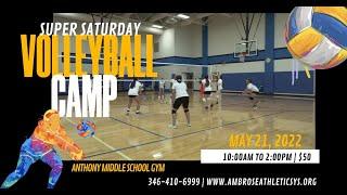 AMBROSE ATHLETICS VOLLEYBALL CAMPS