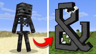 I remade every mob into Banned Alphabet Lore in Minecraft