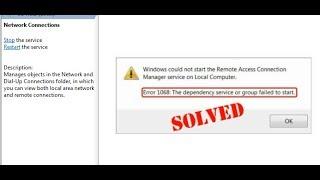 How to Fix Error 1068 on Windows [SOLVED]