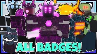 HOW TO GET ALL 17 BADGES in Tower Defense Simulator RP (TDS RP) | ROBLOX