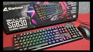 Sharkoon SKILLER SGB30 Mechanical Gaming Keyboard & Mouse