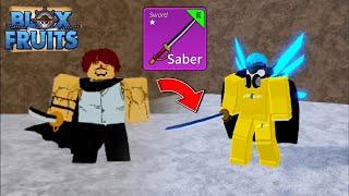 How to get SABER in 3 minutes - BLOX FRUITS ‼️ #bloxfruits #saber #roblox