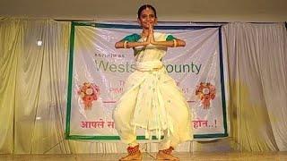 Bharatnatyam Dance Performance for Ganapati festival|Dance Competition|@tanvipurvalokhande1345