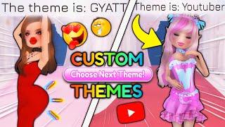 Buying CUSTOM THEMES In Dress To Impress But It GETS UNHINGED... | ROBLOX