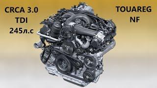 Touareg NF CRCA 3.0 TDI замена помпы, смазка роликов