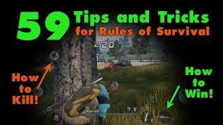 59 Tips and Tricks to Win Rules of Survival android mobile game ROS