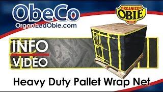 Reusable Pallet Wrap Net for Warehouses Demo Video