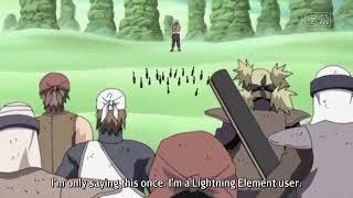 naruto vs the third raikage (english sub)