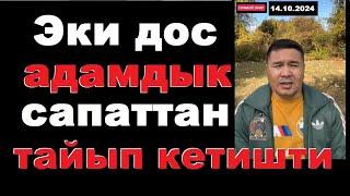 Эки дос адамдык сапаттан тайып кетишти. Түз эфир.