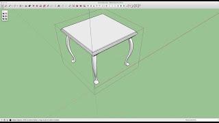 SketchUp Skill Builder: Use Intersect for a Quick End Table