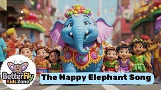 The Happy Elephant Song | Kids Song | Nursery Rhymes for Children !!