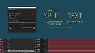 TextExploder for After Effects (Micro-Tutorial)