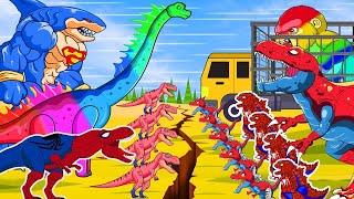 Full Spinosaurus, Mosasaurus of Kong: RAPTOR Jurassic2 of CATBANANA Shin Strongest Cartoon Animation