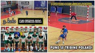 ODLIČNE UTAKMICE U NOVOM KOLU! SVE VIŠE GLEDALACA NA TRIBINAMA! | RSI FUTSAL LIGA 3. KOLO 