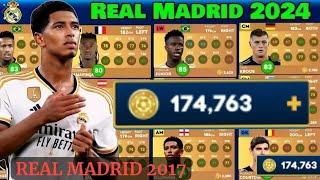 DLS24 REAL MADRID 2017 VA REAL MADRID 2024 TARKIBLARINI TOʻLIQ YEGʻISH RONALDO , RAMOS , PEPE...