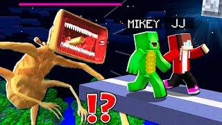 Creepy MEGAHORN SIREN HEAD BOSS vs JJ and MIKEY at 3am ! - in Minecraft Maizen