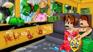 ROBLOX Brookhaven RP - FUNNY MOMENTS: Miserable Peter Family Vs Zombie Apocalypse Challenge