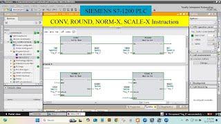 S7-1200 Tutorial-12: CONV, ROUND, NORM-X, SCALE-X Instruction