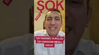 Təyyarə vurul.du Təyyarədən Mesaj gəldi şokk