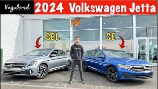 Differences between 2024 Volkswagen Jetta SEL and 2024 Volkswagen Jetta SE