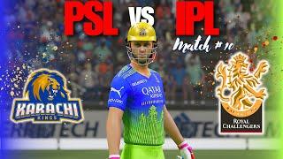 INTENSE Battle for Semi Final Spot  Royal Challengers Bangalore vs Karachi Kings  Cricket 24