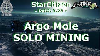 ARGO MOLE - Solo planetary mining - #StarCitizen