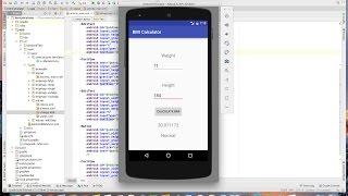 Learn to create a BMI Calculator App for Android