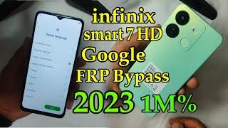 infinix Smart 7 HD Google FRP Bypass Android 12 x6516 without pc 100%