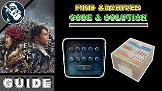 Tell me Why Police Station Archive Code & Solution - Tell me Why Puzzle Guide #6