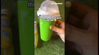 Homie wanted a different kind of slushie #slushycup #slushy